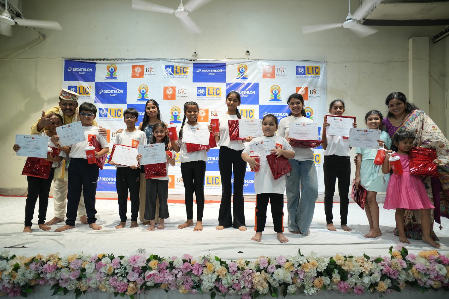 Certificate distribution ceremony